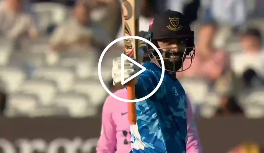 [Watch] Shadab Khan's Heroic 24-Ball Fifty Rescues Sussex in Thriller Against Middlesex